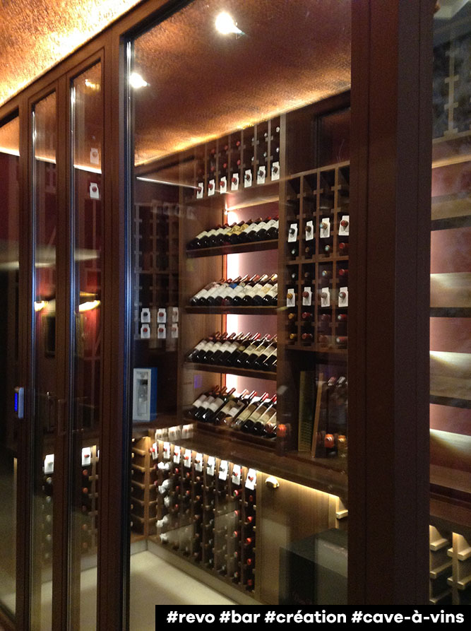Cave à vin sur mesure Cannes - Aménagement intérieur luxe par architecte Décors Pariss